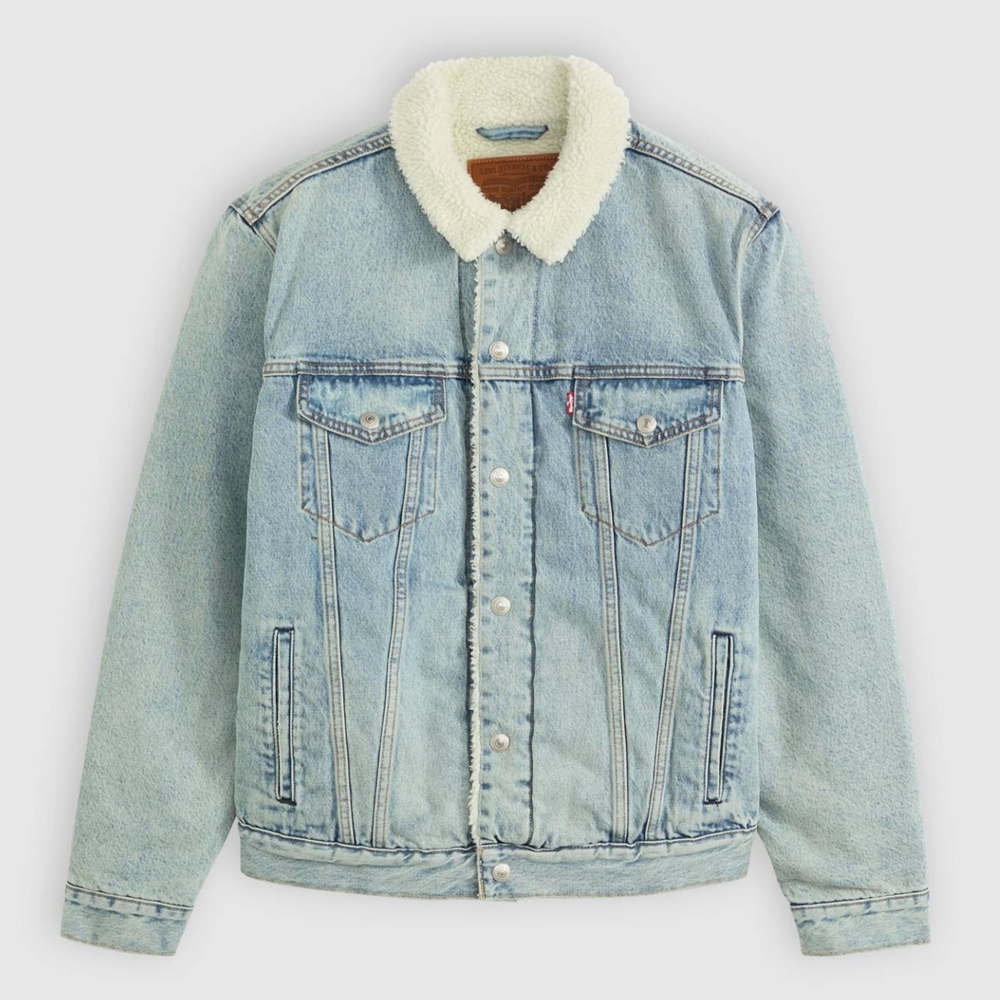 Levi’s Premium Type lii Sherpa Trucker Jacket | Men's M size Regular Fit — NEW